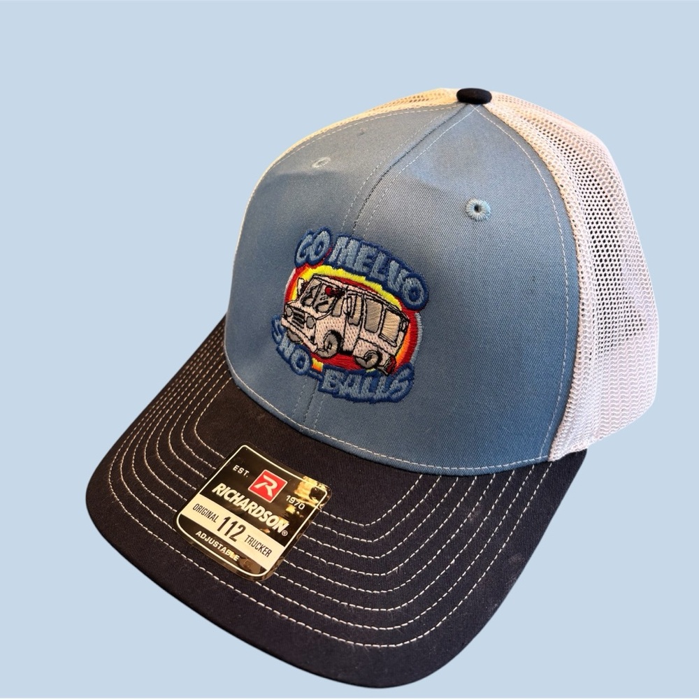 NWT Richardson trucker hat “Go Melvo Sno-Balls”